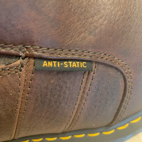 NEW Doc Martens Mens Leather Slip-On’s, Anti-Static, Steel Toe, Size: 13M - Picture 5 of 5